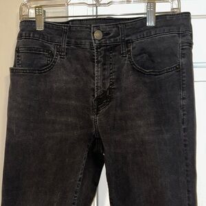 American Eagle Next level flex grey/black skinny jeans Sz 31x32